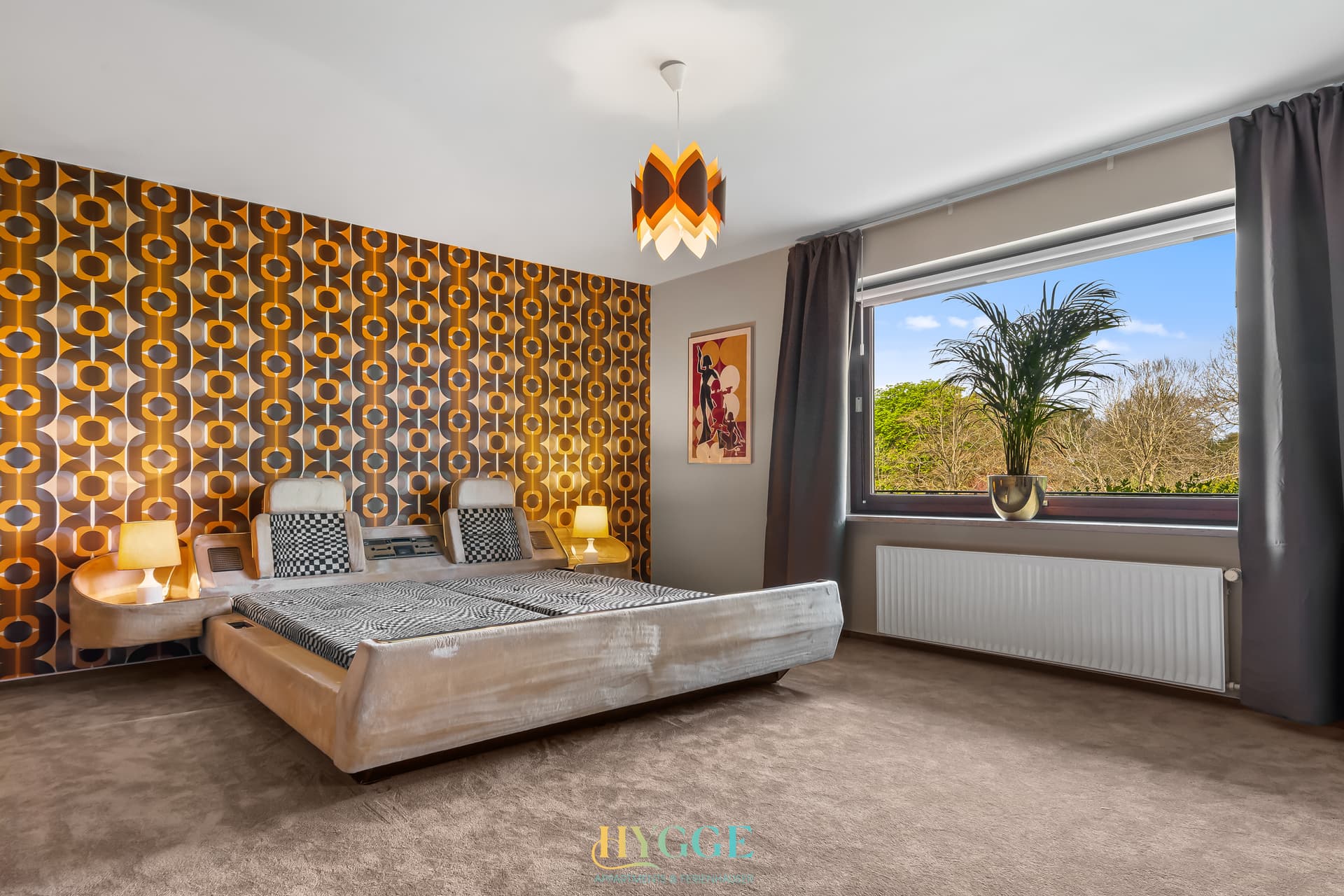 Retro Schlafzimmer - perfekt für Fotoshootings